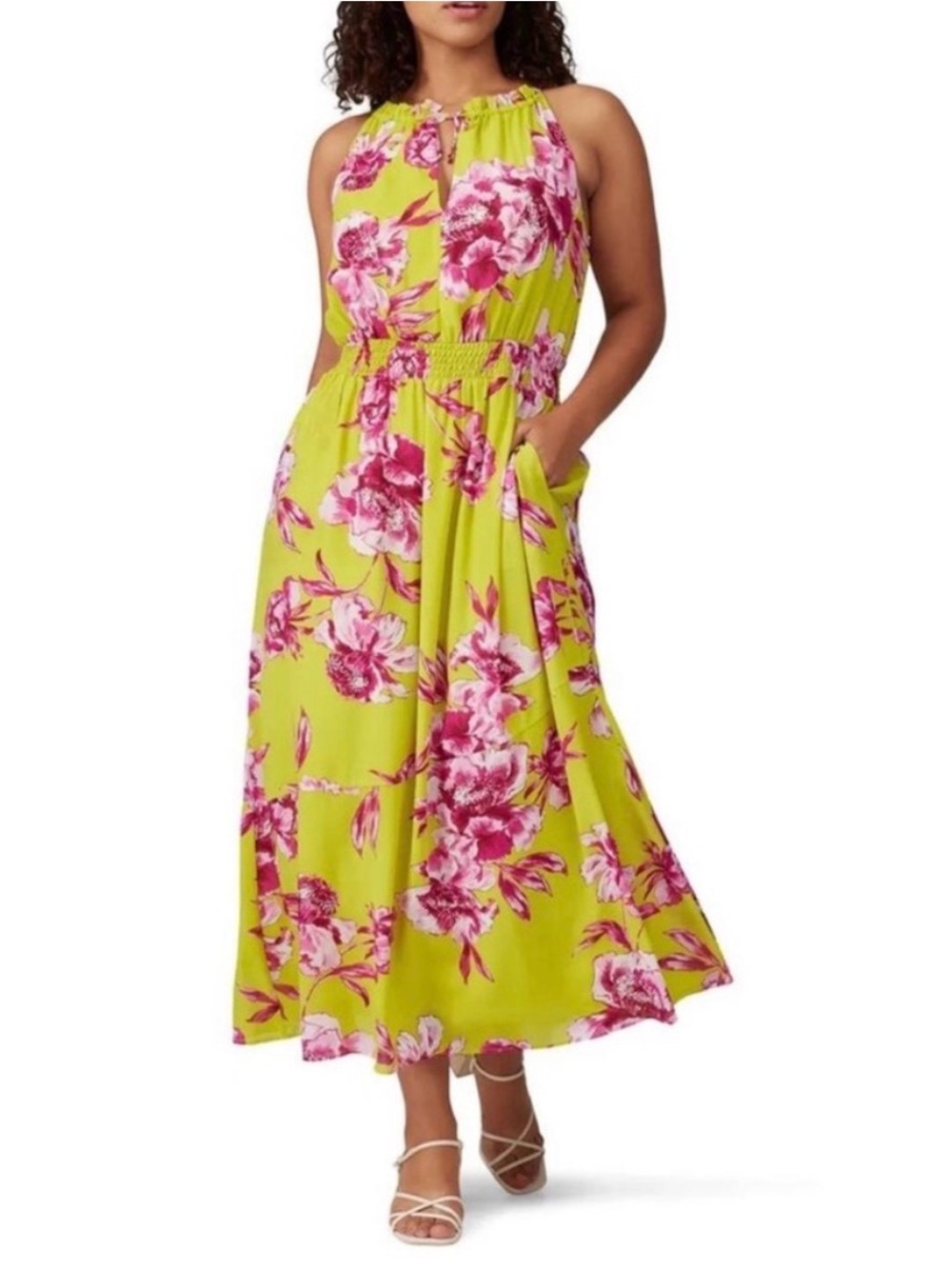Great Jones | Bright Floral Maxi Dress